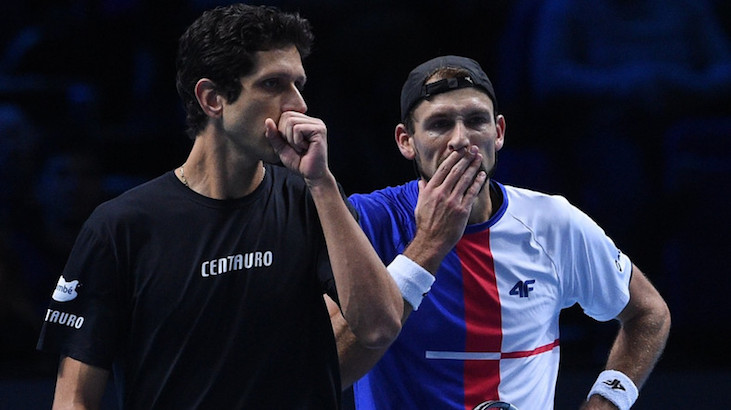ATP Finals: Gładka porażka Kubota i Melo