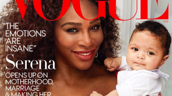 Serena na okładce magazynu Vogue