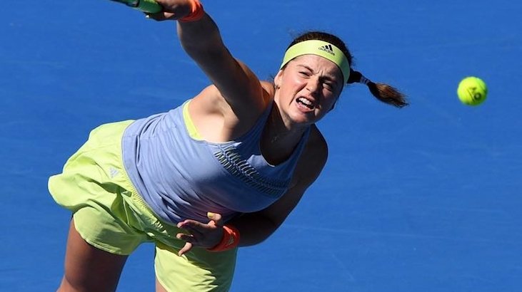 Jelena Ostapenko poza Australian Open