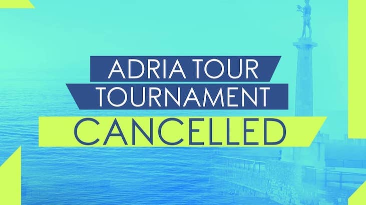 Zmagania Adria Tour odwołane