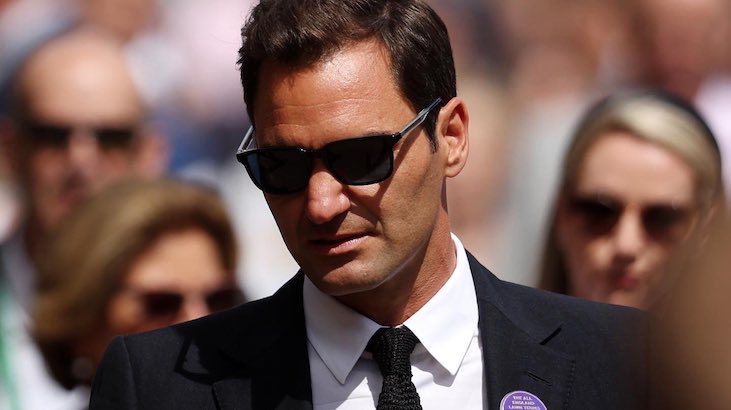 Roger pojawił się na kortach Wimbledonu