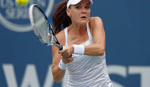 Agnieszka Radwańska w 1/4 Connecticut Open