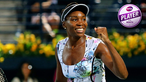 Venus Williams została tenisistką miesiąca